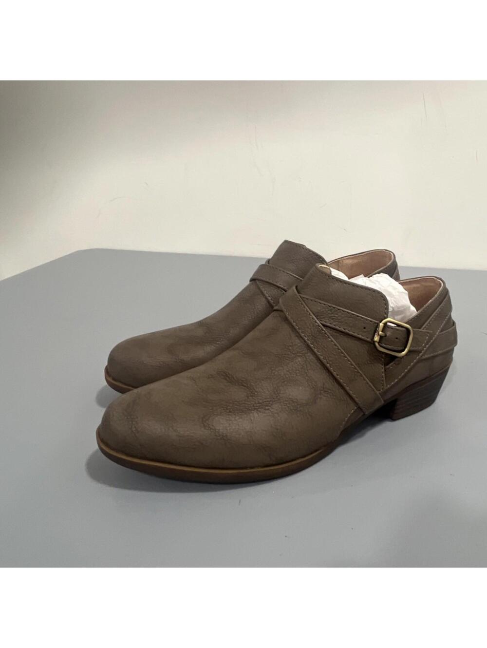 Life Stride Velocity Women's Gray Brown Heels SIZE 8M $68